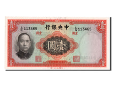 China, 1 Yüan, 1936, KM #216d, UNC(65-70), L/N 113465