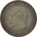 Monnaie, France, Napoleon III, Napoléon III, 5 Centimes, 1853, Strasbourg, TB+
