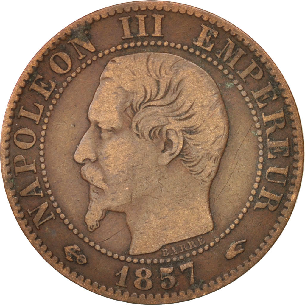 Münze, Frankreich, Napoleon III, Napoléon III, 5 Centimes, 1857, Paris, S+