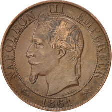 France, Napoleon III, Napoléon III, 5 Centimes, 1861, Bordeaux, AU(55-58)
