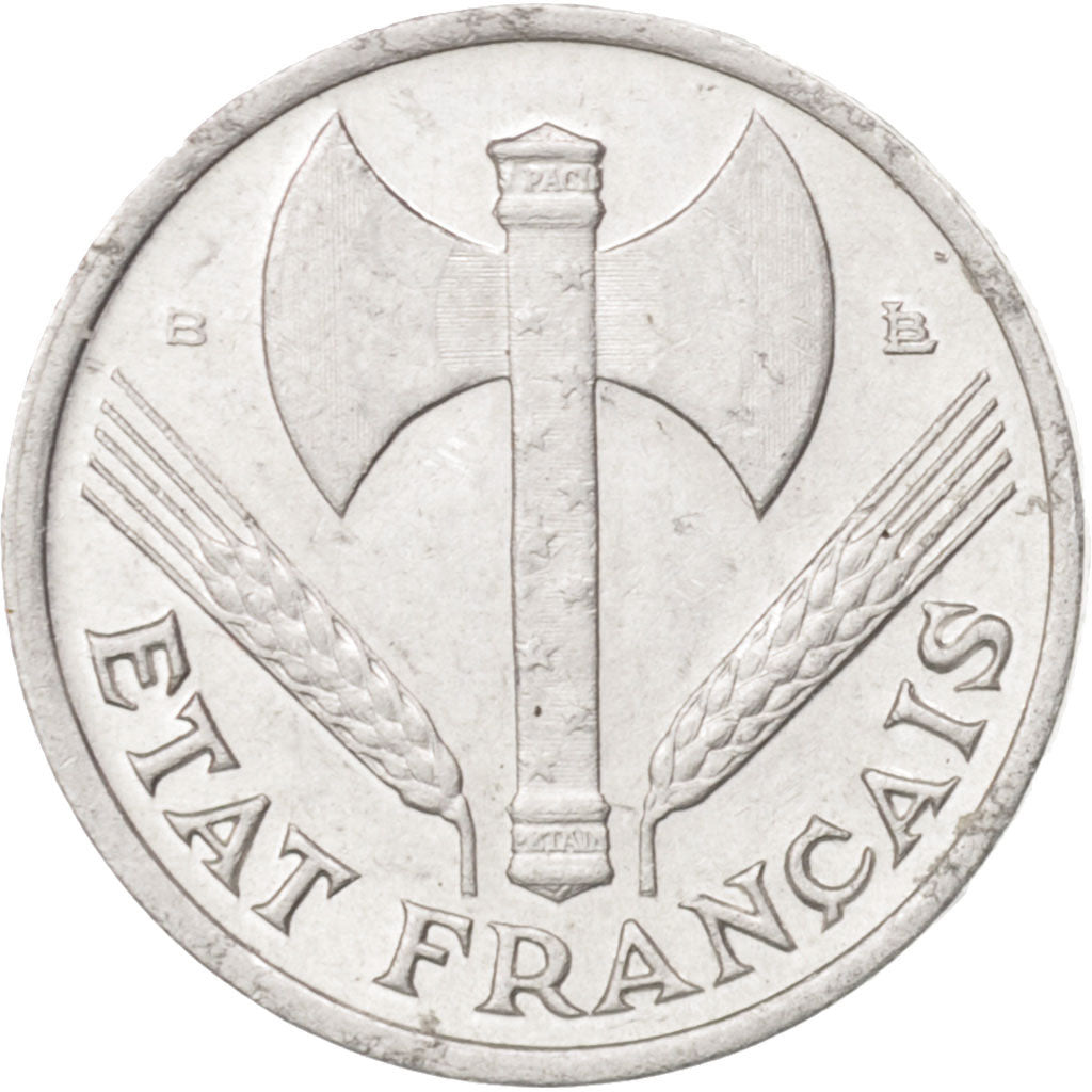 France, Bazor, 50 Centimes, 1944, Beaumont - Le Roger, EF(40-45), Aluminum