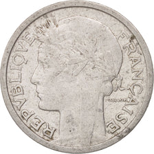 Moneta, Francia, Morlon, Franc, 1945, Castelsarrasin, BB, Alluminio, KM:885a.3