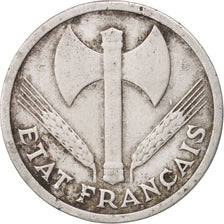 Monnaie, France, Bazor, 2 Francs, 1944, Castelsarrasin, TTB, Aluminium
