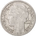 Moneda, Francia, Morlon, 2 Francs, 1946, Beaumont-le-Roger, BC+, Aluminio