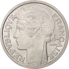 Moneta, Francia, Morlon, 2 Francs, 1948, Beaumont le Roger, SPL, Alluminio