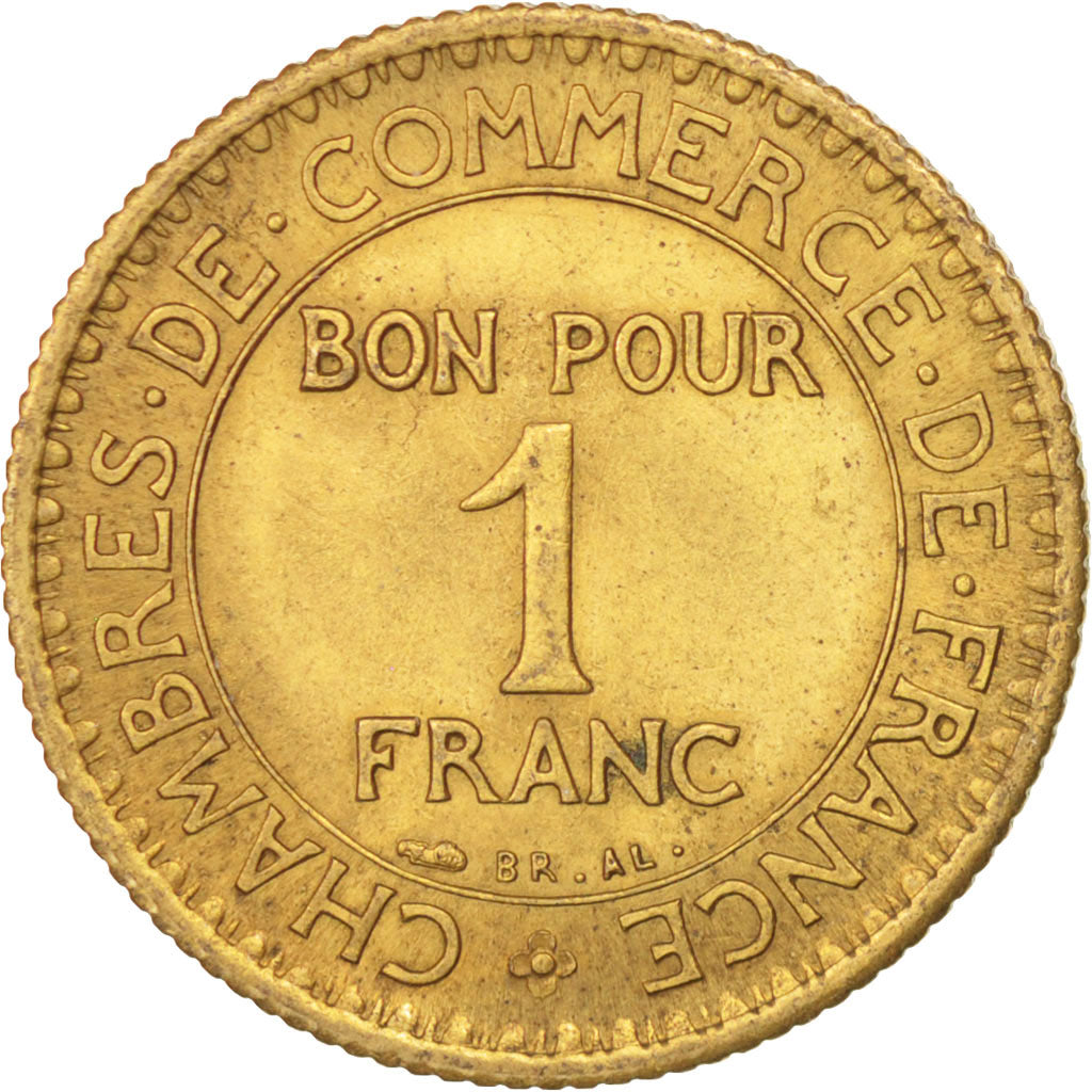 Coin, France, Chambre de commerce, Franc, 1921, Paris, MS(60-62)