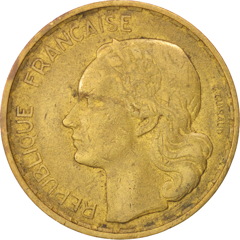 Monnaie, France, Guiraud, 20 Francs, 1953, Beaumont le Roger, TTB