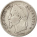 France, Napoleon III, Napoléon III, 50 Centimes, 1866, Paris, VF(20-25), Silver
