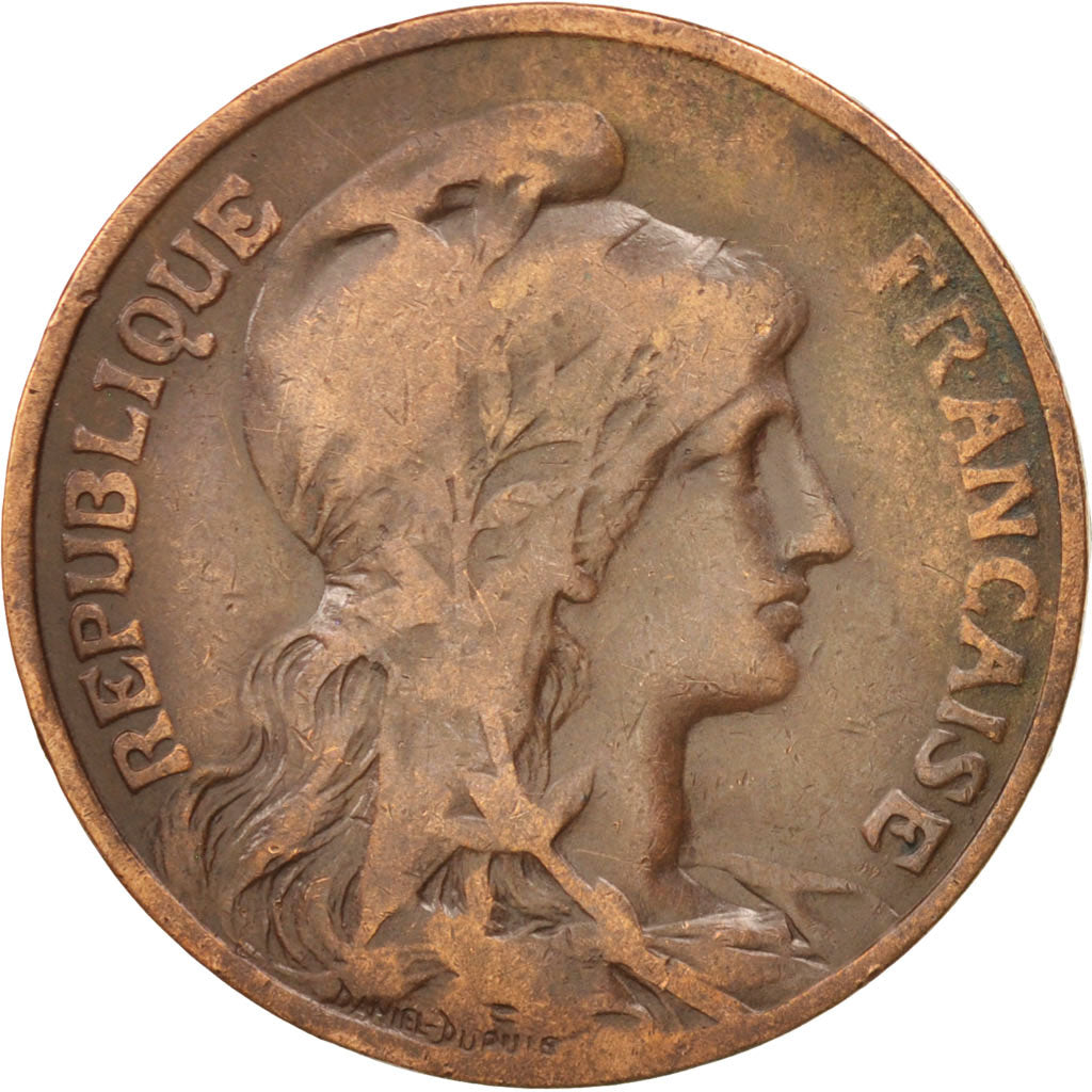 France, Dupuis, 10 Centimes, 1904, Paris, VF(30-35), Bronze, KM:843, Gadoury:277
