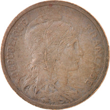 France, Dupuis, 2 Centimes, 1912, Paris, EF(40-45), Bronze, KM:841, Gadoury:107