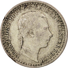 Austria, Franz Joseph I, 5 Kreuzer, 1859, Milan, AU(50-53), Silver, KM:2197