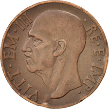 Italy, Vittorio Emanuele III, 10 Centesimi, 1936, Rome, EF(40-45), Copper, KM:74