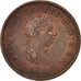 Great Britain, George III, 1/2 Penny, 1806, London, EF(40-45), Copper, KM:662