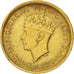 BRITISH WEST AFRICA, George VI, 6 Pence, 1942, AU(50-53), Nickel-brass, KM:22