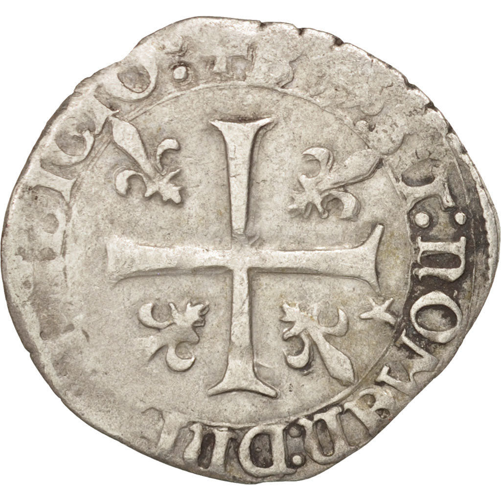France, François Ier, Dizain Franciscain, Bayonne, TB+, Billon, Duplessy:856