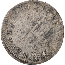 Moneta, Francja, Louis XIV, XXX Deniers aux 2 L couronnés, 30 Deniers, 1710