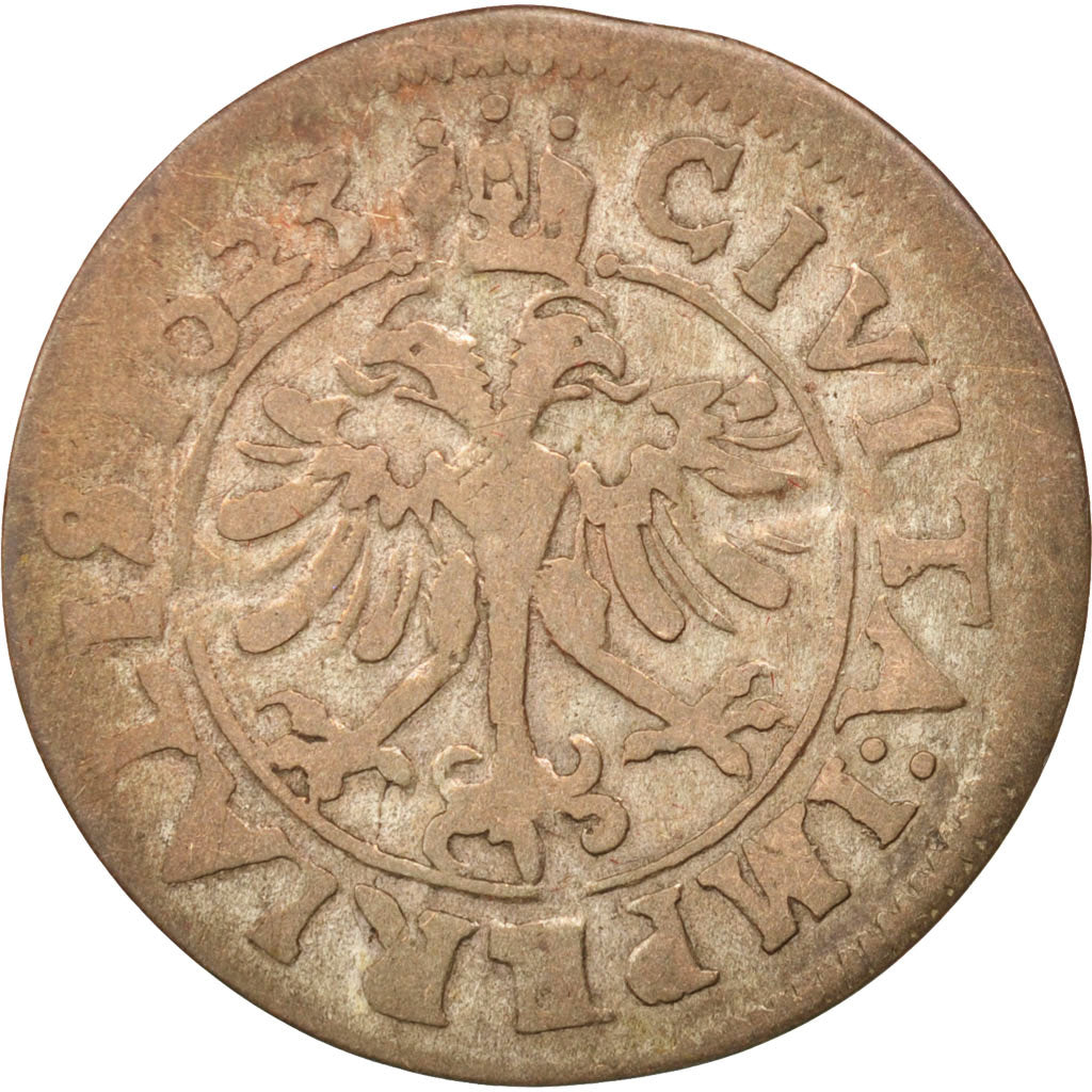SWISS CANTONS, ZURICH, Batzen, 1623, Zürich, VF(30-35), Billon, KM:40