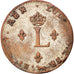 Monnaie, France, Louis XV, Double sol (2 sous) en billon, 2 Sols, 1749, Paris