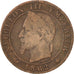 Francia, Napoleon III, Napoléon III, Centime, 1862, Paris, MB+, Bronzo, KM:7...