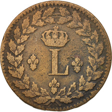 Münze, Frankreich, Napoléon I, Decime, 1815, Strasbourg, S+, Bronze, KM:700