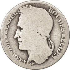 Belgium, Leopold I, Franc, 1834, Brussels, F(12-15), Silver, KM:7.1