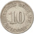 Moneta, GERMANIA - IMPERO, Wilhelm II, 10 Pfennig, 1913, Munich, BB