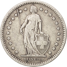 Switzerland, 2 Francs, 1904, Bern, VF(20-25), Silver, KM:21