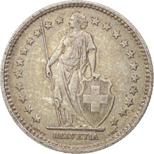 Coin, Switzerland, 2 Francs, 1913, Bern, AU(50-53), Silver, KM:21