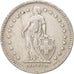 Switzerland, 2 Francs, 1922, Bern, VF(20-25), Silver, KM:21