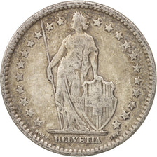 Switzerland, 2 Francs, 1907, Bern, VF(20-25), Silver, KM:21
