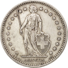 Svizzera, 2 Francs, 1908, Bern, MB+, Argento, KM:21