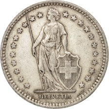 Switzerland, 2 Francs, 1909, Bern, EF(40-45), Silver, KM:21