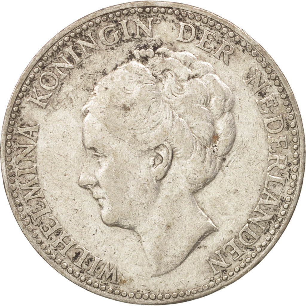 Coin, Netherlands, Wilhelmina I, Gulden, 1922, EF(40-45), Silver, KM:161.1