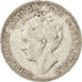 Moneda, Países Bajos, Wilhelmina I, Gulden, 1922, MBC, Plata, KM:161.1