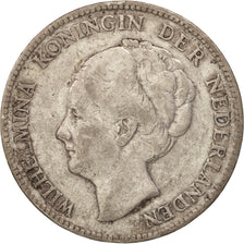 Pays-Bas, Wilhelmina I, Gulden, 1923, TB+, Argent, KM:161.1