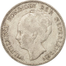 Pays-Bas, Wilhelmina I, Gulden, 1923, TB+, Argent, KM:161.1