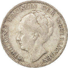 Paesi Bassi, Wilhelmina I, Gulden, 1931, MB+, Argento, KM:161.1
