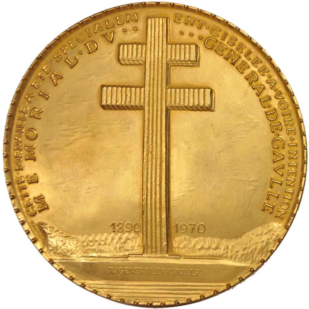 Francia, Medal, Charles De Gaulle, History, Jaeger, EBC, Bronce