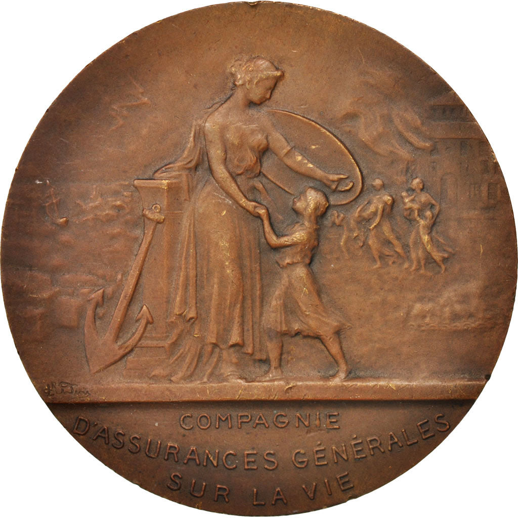 Francia, Medal, Compagnie d'assurances générales sur la vie, Business &