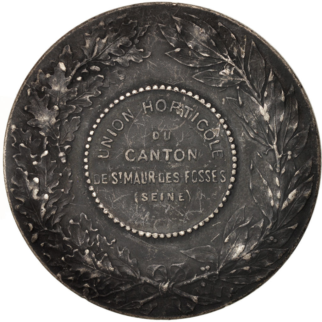 France, Medal, Union Horticole du canton de St Maur-des-Fosses, Flora, Michelet
