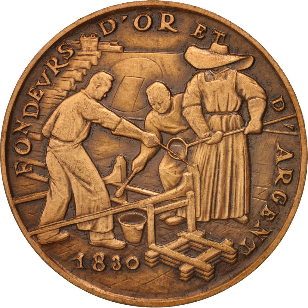 Francia, Medal, Visite à la Monnaie, Arts & Culture, 1960, SPL-, Bronzo, 36