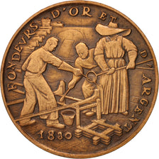 Francia, Medal, Visite à la Monnaie, Arts & Culture, 1960, SPL-, Bronzo, 36