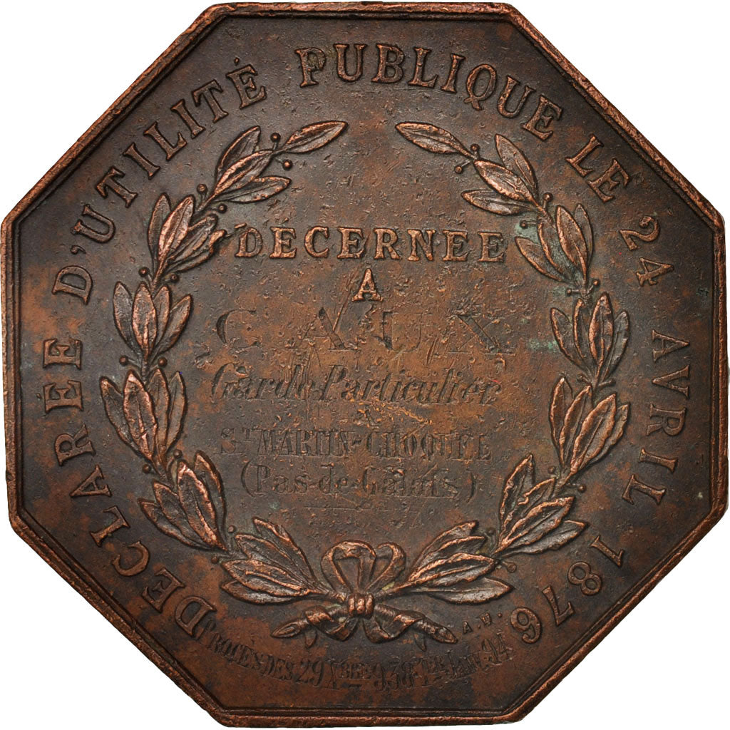 France, Medal, St Martin-Choquel, Société centrale des chasseurs contre le