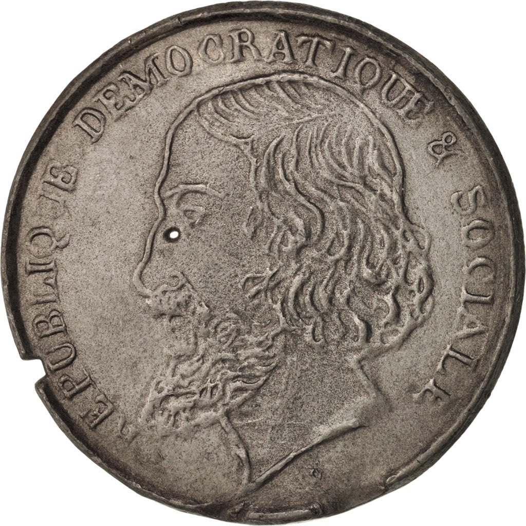 France, Medal, Ville de Reims, République Démocratique et sociale, History