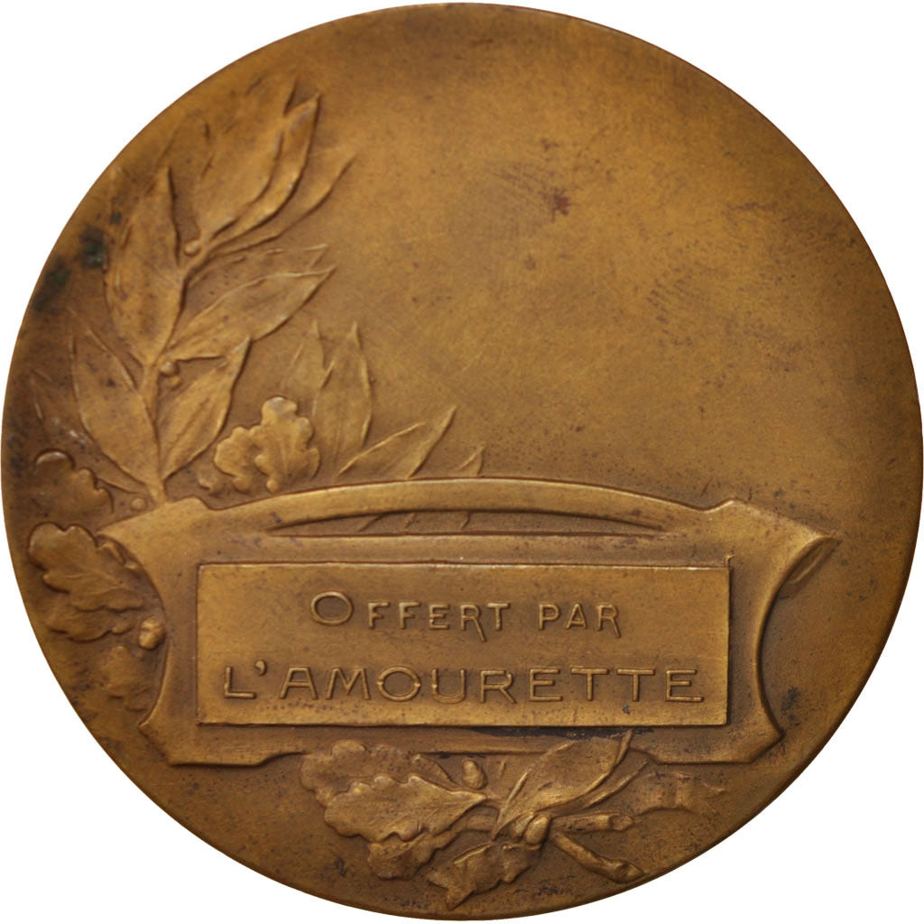 France, Medal, L'amourette, Arts & Culture, Fraisse, AU(55-58), Bronze, 50