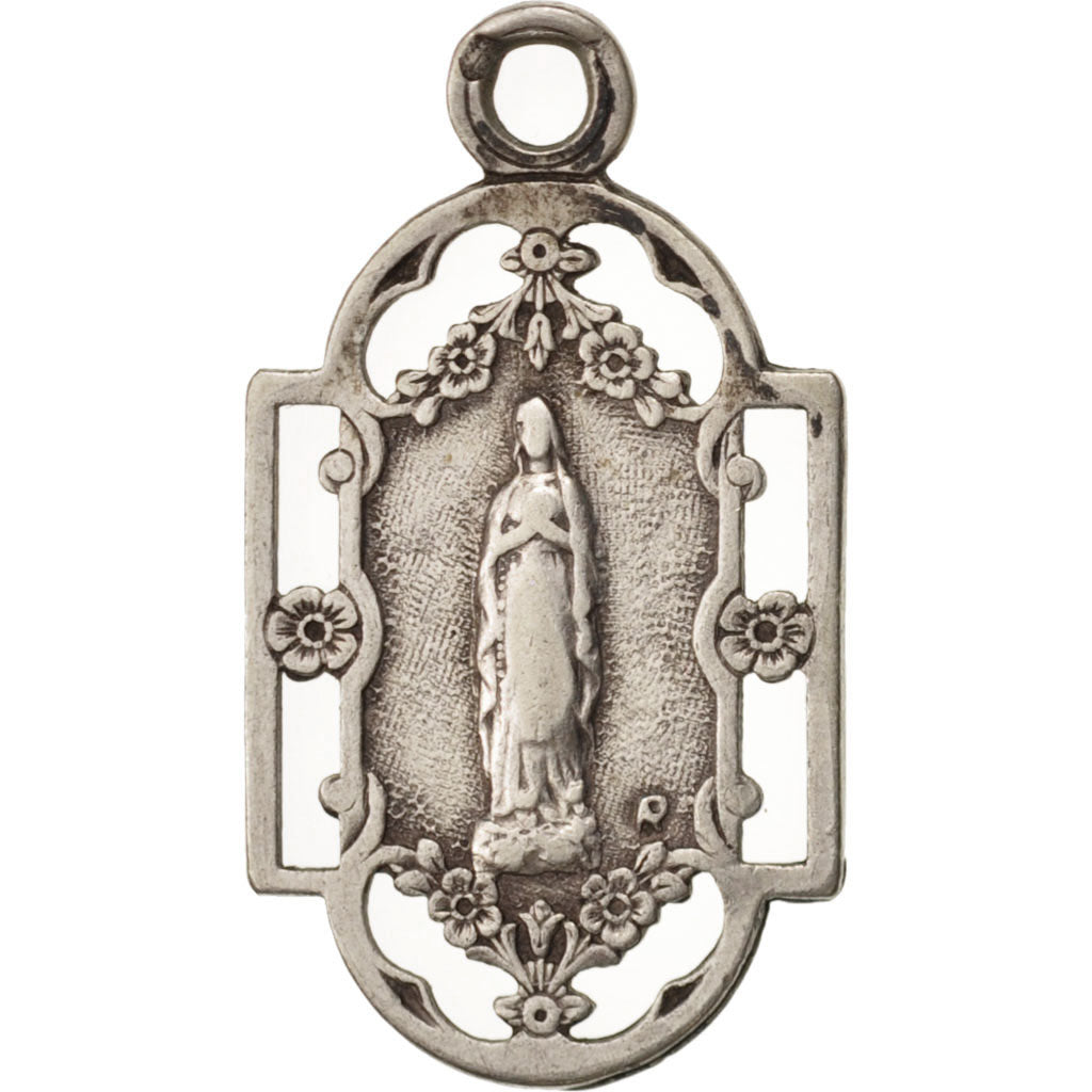 France, Medal, Souvenir de Lourdes, Religions & beliefs, XIX Century, EF(40-45)