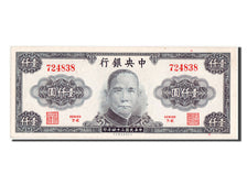Geldschein, China, 1000 Yüan, 1945, UNZ