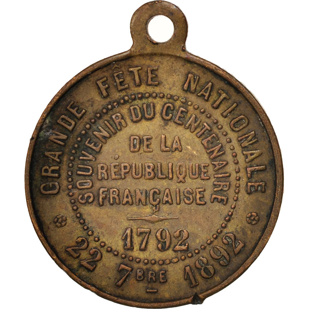 France, Medal, Souvenir du centenaire de la République Française, History