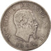Italia, Vittorio Emanuele II, Lira, 1863, Milan, MB+, Argento, KM:5a.1