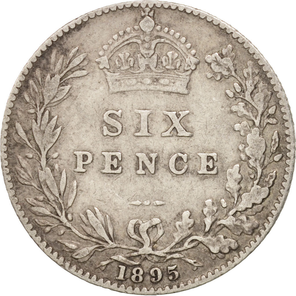 Great Britain, Victoria, 6 Pence, 1893, EF(40-45), Silver, KM:779